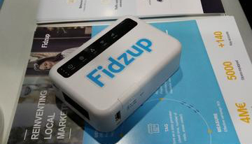 Fidzup Fidbox IoT beacon with NUHF audio capabilities