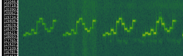 Sonarax demonstration signal capture